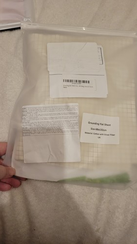 Grounding flat sheet - sheet, plug
